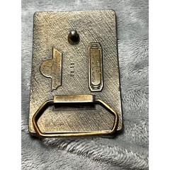 Vintage Olympia Beer Belt Buckle 1973 Indiana Metal Craft 3in Advertising