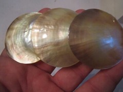 BARI PRODUCTS MOTHER OF PEARL BELT BUCKLE ACCESSORY – GW13