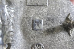 1981 Bergamot USA Great Seal « I&rsquo;m Proud To Be An American » Pewter Belt Buckle