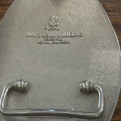 Vintage Award Design Metals Belt Buckle Native American “End Of The Trail”