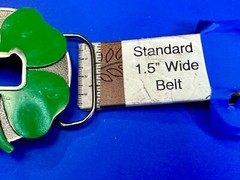 Lucky 4 Leaf Clover St. Patrick Day Novelty KALAN Belt Buckle with Bottle Opener