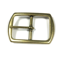 Vintage Replacement Belt Buckle Fits 1.2&Prime; Simple Basic Brass 2A