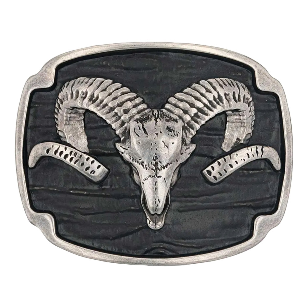Montana Silversmiths Rocky Mountain Bighorn Sheep Attitude Belt Buckle A978S