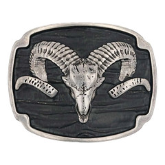 Montana Silversmiths Rocky Mountain Bighorn Sheep Attitude Belt Buckle A978S