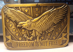 2014 Sponsor  » Freedom Isn&rsquo;t Free » Belt Buckle 3 1/8&Prime;x 2 1/8&Prime; 04-01-2026