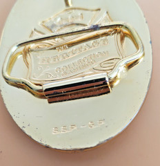 Aminco Heritage Collection Fireman&rsquo;s Belt Buckle Silver & 24K Gold Plated