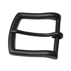 3.9cm Heavy Duty Single Prong Belt Buckle Black Metal Buckle Replacement