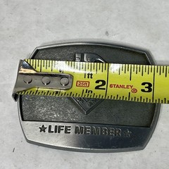 Handyman Club of America &lsquo;life member&rsquo; belt buckle 1996