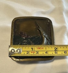Vintage Marlin Belt Buckle 1978 Indiana Metal Craft