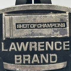 Vintage Lawrence Brand Shot of Champions Shotgun Shell Belt Buckle