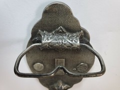 Vintage Bergamot Brass works Sailing boat Sunset Belt Buckle 1977 D-48