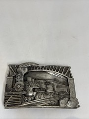 Choo -Choo! Western Train Buckle Cowboy Big Belt Buckle