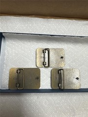 Vintage The Miehle Belt Buckle Lot of 3 Buckles