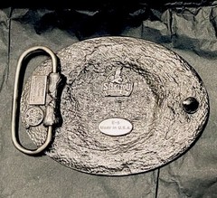 Siskiyou Buckle Co. Lot Alaska Moose 1992 & Native American Buffalo Nickel 1991