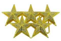 Star Belt Buckle rhinestone sheriff Texas Cowboy girly cowgirl western rodeo new