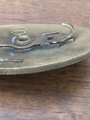 Vintage Western Union Telegraph Co. Eagle U.S. Belt Buckle Tiffany Broadway NY