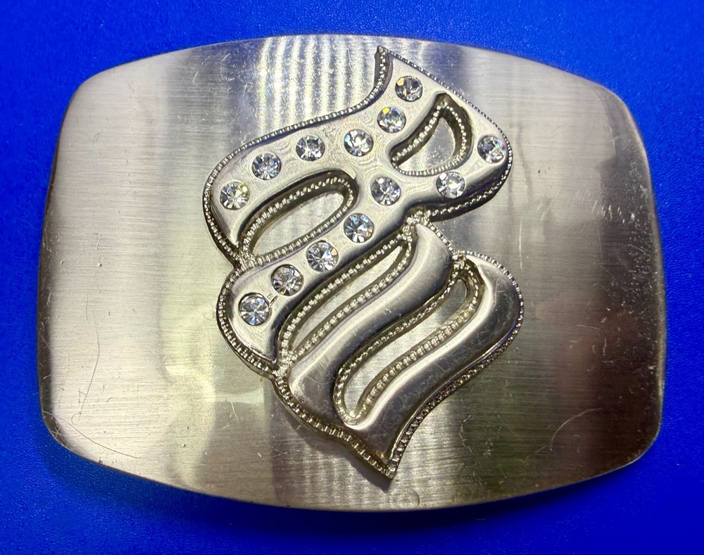 Rocawear with Rhinestone Bling Belt Buckle RW Hip Hop Fashion Vintage 2000s Y2K