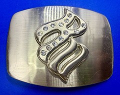 Rocawear with Rhinestone Bling Belt Buckle RW Hip Hop Fashion Vintage 2000s Y2K