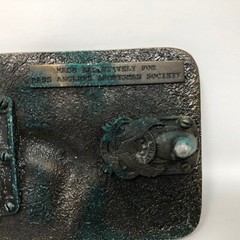 VTG Bass Anglers Sportsman Society Belt Buckle Competitive Fishing 1988