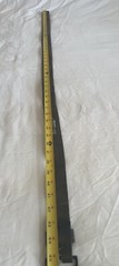 Vintage 70&rsquo;s Langley Bridge Buckle Shrunken Shag Leather Brown Belt 42