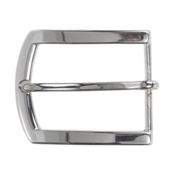1 1/2&Prime; (38 mm) Nickel Free Single Prong Rectangular Belt Buckle