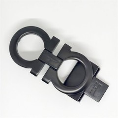 Ferragamo Belt Buckle Classic Alloy matte black for 34-35mm leather strap Men