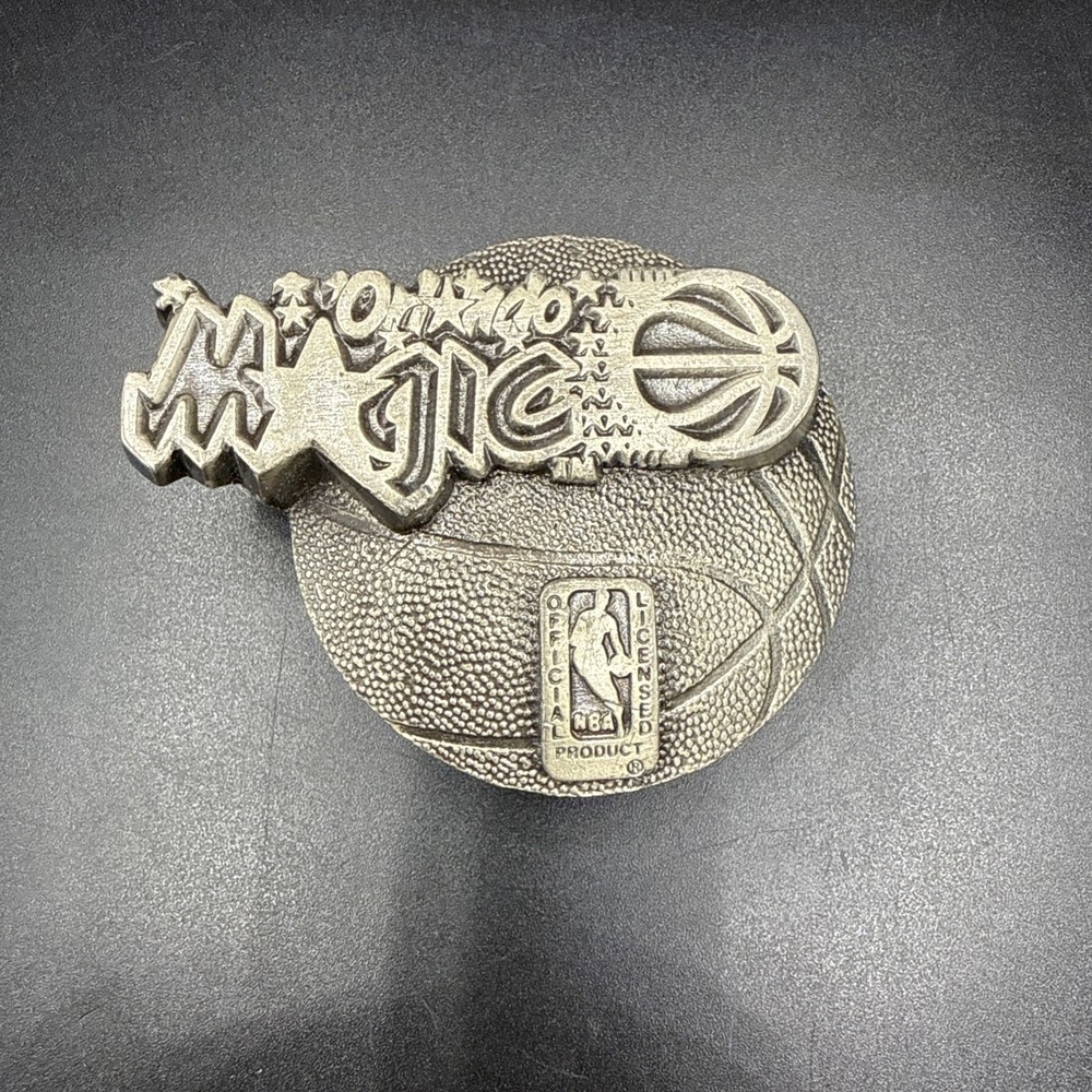 Vintage 1994 GAP Orlando Magic Official NBA Belt Buckle Made In The USA