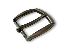 VA Lipskii Leather 1pc Belt Buckle 1.2 inch (30mm) inch, Dark Nickel 02