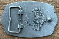 Belt Buckle Pendleton Whisky Let’er Buck Montana Silversmiths Limited Edition 4&Prime;