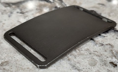 GRIP6 BELT BUCKLE – FLAT GUNMETAL SILVER – 1.5 INCH WIDE – USED
