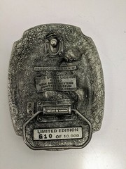 Gene Autry Horse Guns Guitar Music 1993 Belt Buckle by SMKW #610 of 10,000