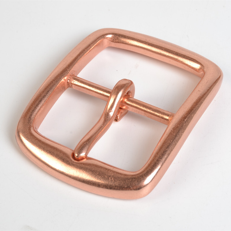 Purple Copper Belt Buckle Pin Buckle Tongue Pin Belt Buckle Fits 1.5 inch Belt-