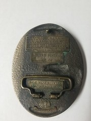 Vintage 1970/1991 Bishop, CA Mule Days Solid Bronze Belt Buckle 1846 of 3000