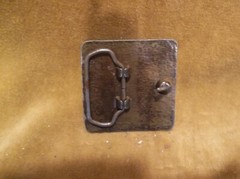 Men&rsquo;s Marijuana Belt Buckle for 1.5 Belt Jamaican Stamped on Bottom