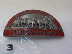 2010 Limited Ed. Budweiser World Famous Beer Belt Buckle Fits up to 1.5&Prime; Belt