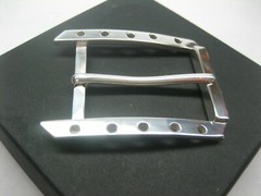 STERLING SILVER 925 BUCKLE AVAILABLE FOR 1&Prime; 1-1/8&Prime; 1-1/4&Prime; 1-3/8&Prime; 1-1/2&Prime; BELTS
