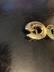 Vintage Collectible Gold Tone Two Piece Metal Buckle
