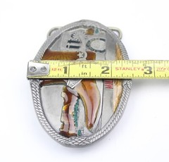American LEGENDS Foundry Boot w/ Spurs 1994 Miller Brewing Co. MB-7 Buckle