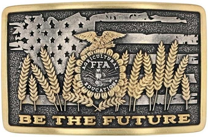 Montana Silversmiths Attitude Officially Licensed FFA Future Farmers Belt Buckle