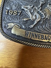 Montana Silversmiths Unisex Dale Brisby 1987 Trophy Belt Buckle A801DB