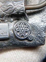 1988 Siskiyou American Veteran Enameled Belt Buckle