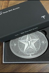 TESLA Giga Texas Belt Buckle | NEW, Ships Immediately! IN HAND Limited Edition