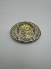 North American Hunting Club Life Member belt buckle Eagle Bow Rifle
