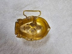 VTG 1996 Star Wars C-3PO Gold Tone Metal Belt Buckle Lucasfilm Punch Rebel