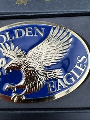 NRA Golden Eagle 2010 Gold with Blue Background New in Original Box