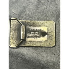 Vintage Yamaha Brass Tone Belt Buckle Genuine Yamaha Accessory Motorcycle