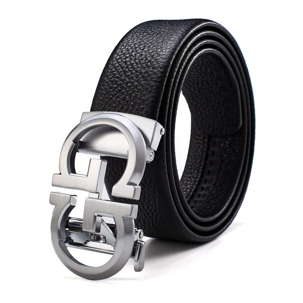 ARIMIA Fashion Diamond Men Adjustable from 26&Prime; to 46&Prime; Waist, Silver Black G1