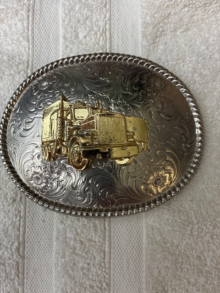 Big Rig Truck Belt Buckle Trucking Trucker Cowboy Rodeo hebilla del cinturón New
