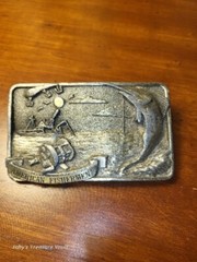 Arroyo Grande Buckle Co. American Fishermen VTG Limited Edition 1983 1294/5000