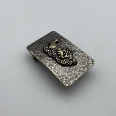 Vintage Old Silver Buckle,Mythology Kirin- Auspicious Beast,Belt Hardwares